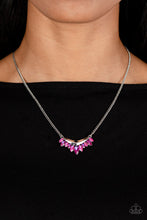 Load image into Gallery viewer, Paparazzi Flash of Fringe - Pink Necklace
