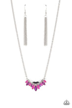 Load image into Gallery viewer, Paparazzi Flash of Fringe - Pink Necklace
