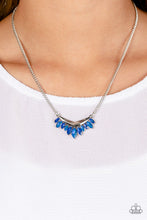 Load image into Gallery viewer, Paparazzi Flash of Fringe - Blue Necklace
