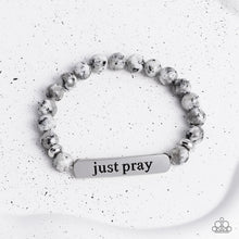 Load image into Gallery viewer, Paparazzi Just Pray - Silver Bracelet
