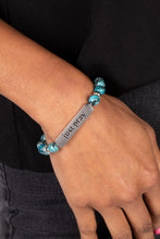 Load image into Gallery viewer, Paparazzi Just Pray - Blue Bracelet
