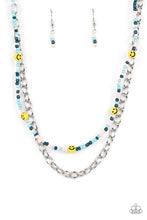 Load image into Gallery viewer, Paparazzi Happy Looks Good on You - Blue Necklace
