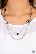 Load image into Gallery viewer, Paparazzi Bold Buds - Black Necklace
