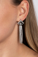 Load image into Gallery viewer, Paparazzi Seasonal Sparkle - Silver Earrings

