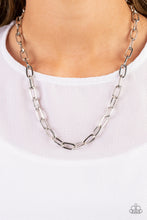 Load image into Gallery viewer, Paparazzi Boston Backdrop - Silver Necklace
