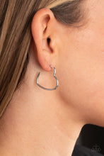 Load image into Gallery viewer, Paparazzi Burnished Beau - Silver Earrings
