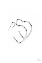 Load image into Gallery viewer, Paparazzi Burnished Beau - Silver Earrings
