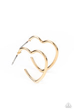 Load image into Gallery viewer, Paparazzi Burnished Beau - Gold Earring
