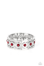Load image into Gallery viewer, Paparazzi Stretch of Drama - Red Bracelet
