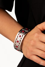 Load image into Gallery viewer, Paparazzi Stretch of Drama - Red Bracelet
