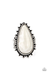 Paparazzi Down-to-Earth Essence - White Ring