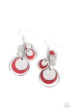 Load image into Gallery viewer, Paparazzi Saved by the SHELL - Red Earrings
