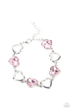 Load image into Gallery viewer, Paparazzi Sentimental Sweethearts - Pink Bracelet
