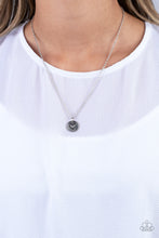 Load image into Gallery viewer, Paparazzi Stamped Sentiment - Silver Necklace

