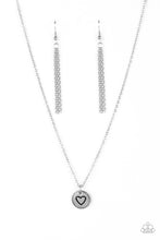 Load image into Gallery viewer, Paparazzi Stamped Sentiment - Silver Necklace
