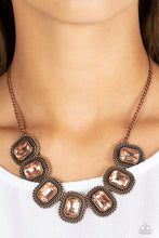 Load image into Gallery viewer, Paparazzi Iced Iron - Copper Necklace
