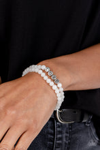 Load image into Gallery viewer, Paparazzi Devoted Dreamer - White Bracelet
