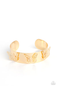 Paparazzi Magical Mariposas - Gold Bracelet