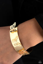 Load image into Gallery viewer, Paparazzi Magical Mariposas - Gold Bracelet

