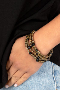 Paparazzi Jungle Jubilee - Brass Bracelet