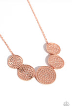 Load image into Gallery viewer, Paparazzi Medaled Mosaic - Copper Necklace
