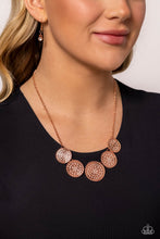 Load image into Gallery viewer, Paparazzi Medaled Mosaic - Copper Necklace
