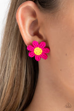 Load image into Gallery viewer, Paparazzi Sensational Seeds - Pink Earrings
