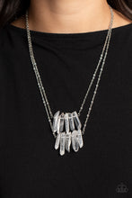 Load image into Gallery viewer, Paparazzi Crystal Catwalk - White Necklace
