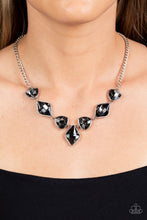 Load image into Gallery viewer, Paparazzi Glittering Geometrics - Silver Necklace
