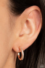 Load image into Gallery viewer, Paparazzi Audaciously Angelic - Rose Gold Earring
