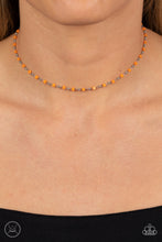 Load image into Gallery viewer, Paparazzi Neon Lights - Orange Necklace
