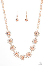 Load image into Gallery viewer, Paparazzi Blooming Brilliance - Rose Gold Necklace
