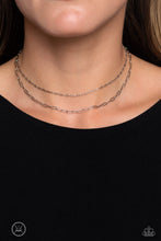Load image into Gallery viewer, Paparazzi Polished Paperclips - Silver Necklace
