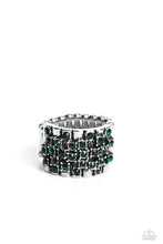 Load image into Gallery viewer, Paparazzi Lawbreaking Loot - Green Ring
