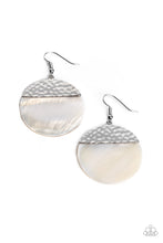 Load image into Gallery viewer, Paparazzi SHELL Out - White Earrings
