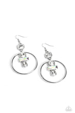 Load image into Gallery viewer, Paparazzi Geometric Glam - White Earrings
