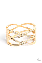 Load image into Gallery viewer, Paparazzi Entrancing Etiquette - Gold Bracelet
