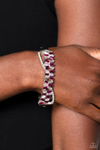 Load image into Gallery viewer, Paparazzi Timeless Trifecta - Pink Bracelet
