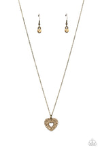 Load image into Gallery viewer, Paparazzi Romantic Retreat - Brass Necklace
