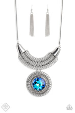 Load image into Gallery viewer, Paparazzi Excalibur Extravagance - Blue Necklace
