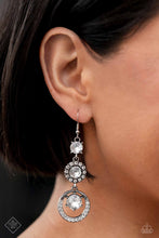 Load image into Gallery viewer, Paparazzi Enchanting Effulgence - White Earring
