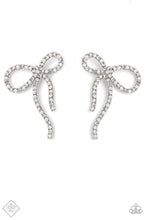 Load image into Gallery viewer, Paparazzi Deluxe Duet - White Earring
