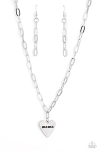 Paparazzi Mama Cant Buy You Love - Silver Necklace