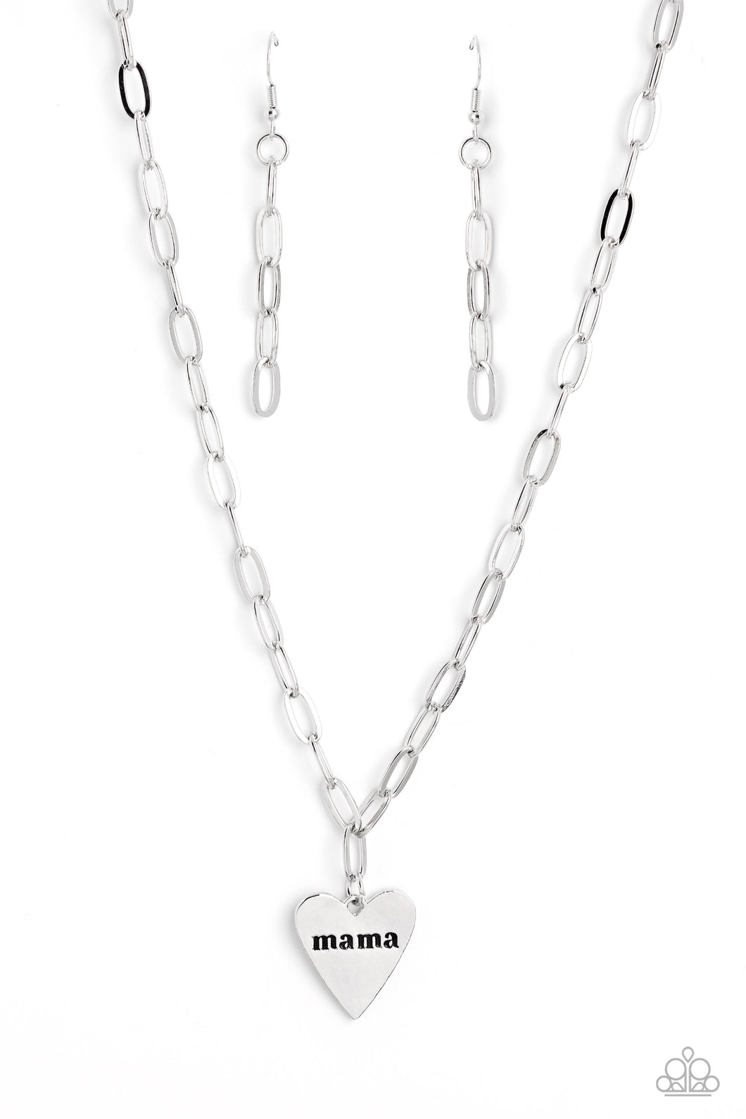 Paparazzi Mama Cant Buy You Love - Silver Necklace