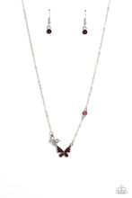 Load image into Gallery viewer, Paparazzi Cant BUTTERFLY Me Love - Purple Necklace
