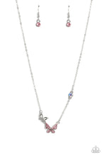 Load image into Gallery viewer, Paparazzi Cant BUTTERFLY Me Love - Pink Necklace
