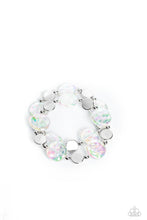 Load image into Gallery viewer, Paparazzi Discus Throw - White Bracelet
