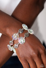 Load image into Gallery viewer, Paparazzi Discus Throw - White Bracelet
