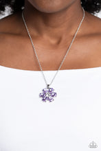 Load image into Gallery viewer, Paparazzi Fancy Flower Girl - Purple Necklace
