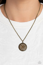 Load image into Gallery viewer, Paparazzi Mandala Masterpiece - Brass Necklace
